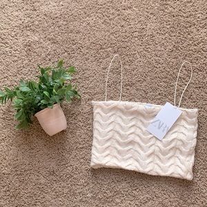 NWT Zara Knit Crop Top